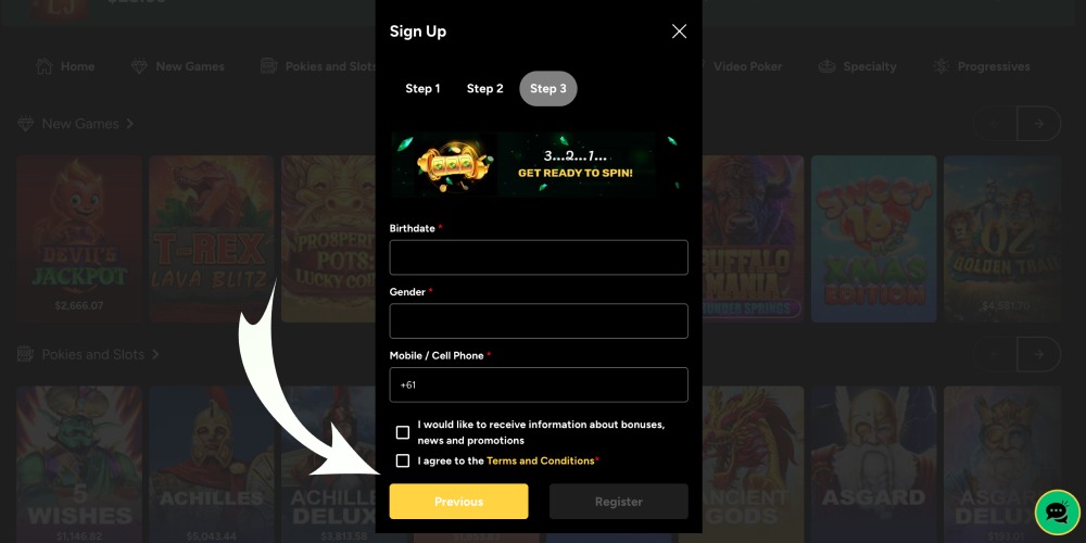 complete registration